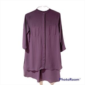 Dark purple tunic